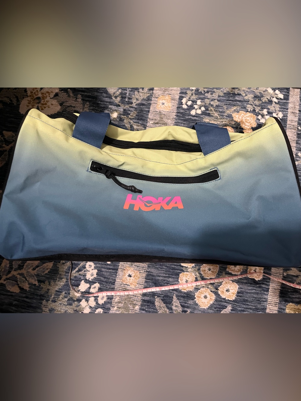 HOKA Ombre Blue-Green Duffel Bag